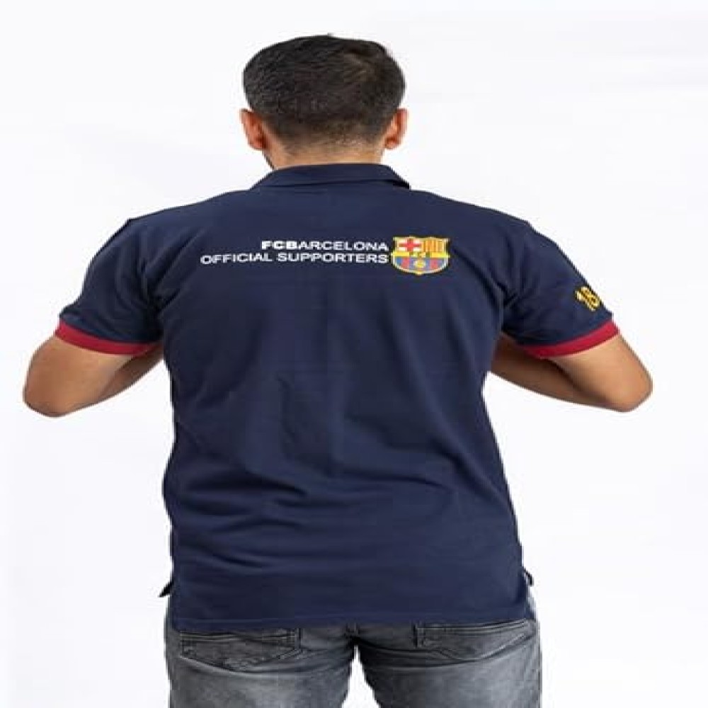 Morenilla Barcelona navy blue polo shirt